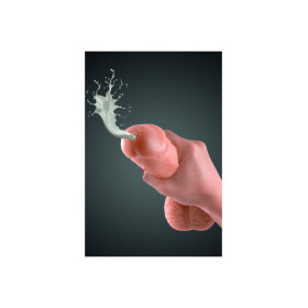 Gode ventouse réaliste éjaculateur 21,5 cm 